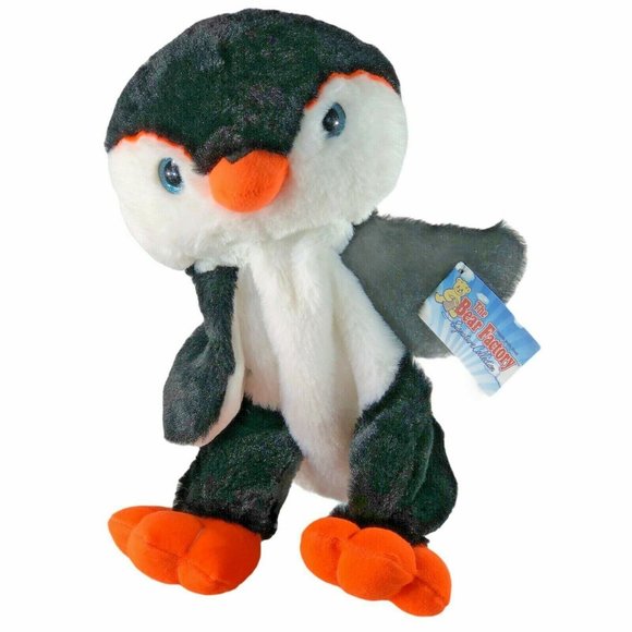 The Bear Factory 15" Plush Penguin Signature Toy - Picture 1 of 12
